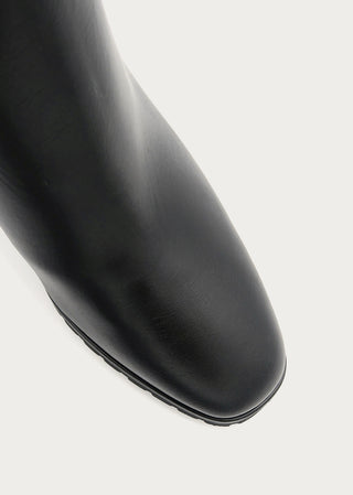 Copardo Amelie black leather boots detail view