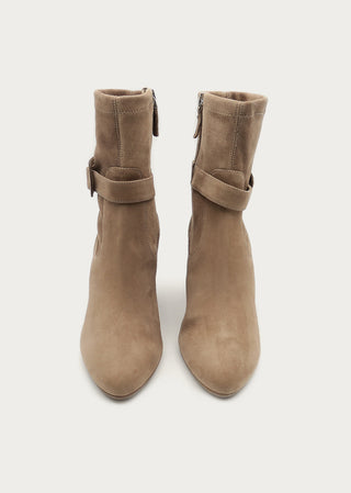 Copardo Cailin falk suede leather boots pair front view