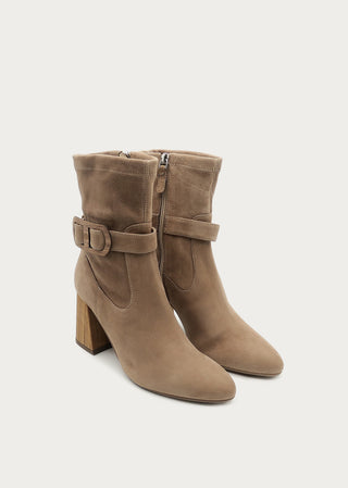 Copardo Cailin falk suede leather boots front view