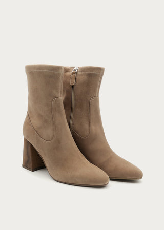 Copardo Cathy falk suede leather boots pair angle view