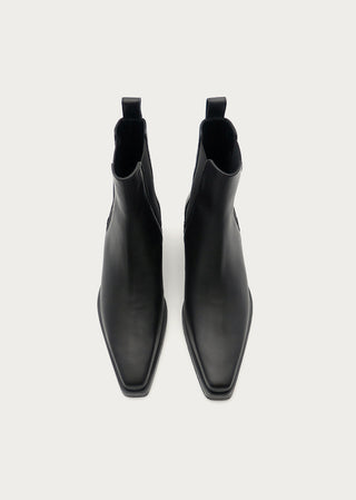 Copardo Jana black leather boots front view