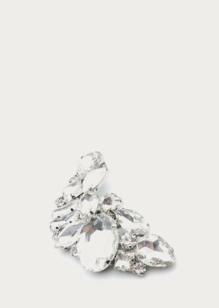Selina crystal shoe brooch detail view