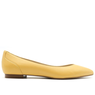 Emilia ballerina in ambra leather